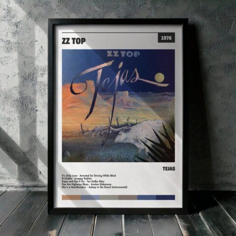Cuadro ZZ Top - Tejas