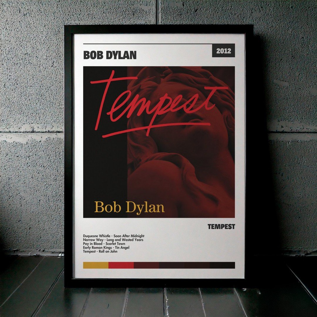 Cuadro Bob Dylan - Tempest