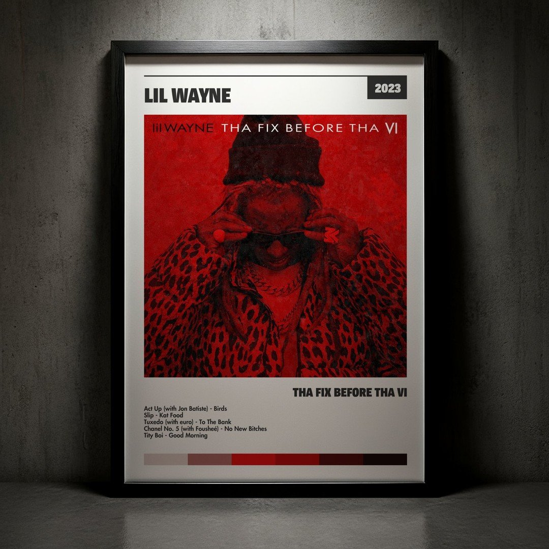 Cuadro Lil Wayne - Tha Fix Before Tha VI