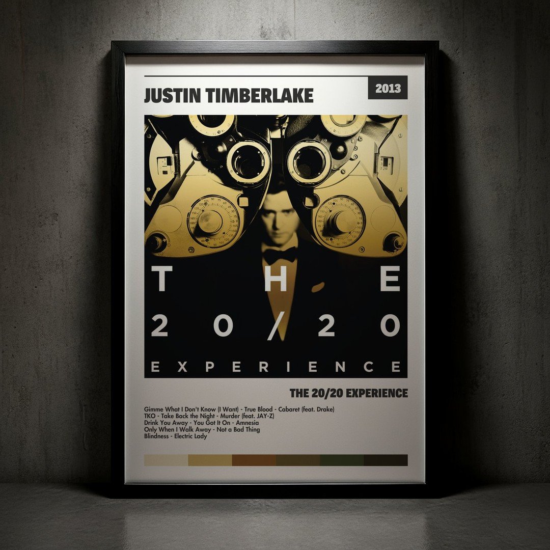 Cuadro Justin Timberlake - The 20/20 Experience