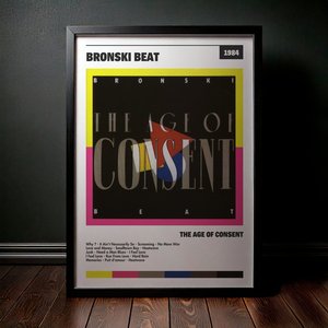 Cuadro Bronski Beat - The Age of Consent
