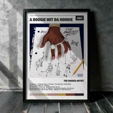 Cuadro A Boogie Wit da Hoodie - The Bigger Artist