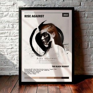 Cuadro Rise Against - The Black Market