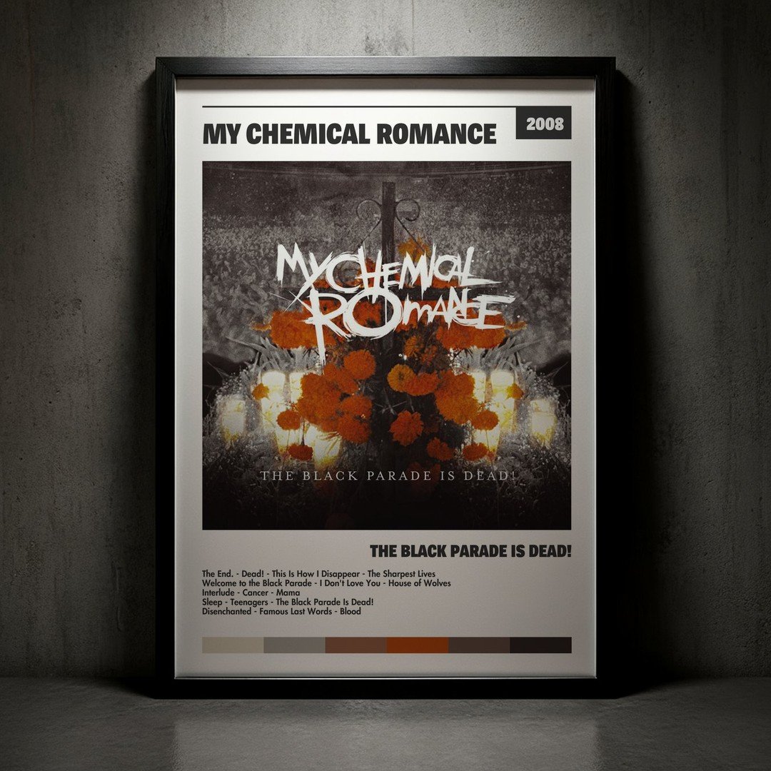 Cuadro My Chemical Romance - The Black Parade Is Dead!