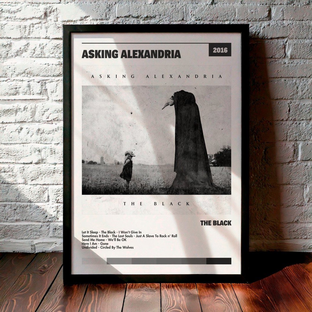 Cuadro Asking Alexandria - The Black