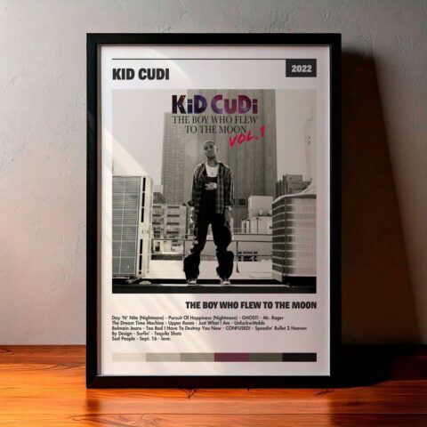 Cuadro Kid Cudi - The Boy Who Flew To The Moon