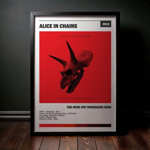 Cuadro Alice In Chains - The Devil Put Dinosaurs Here