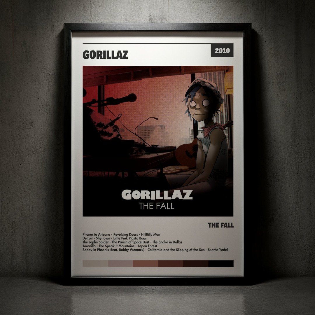 Cuadro Gorillaz - The Fall