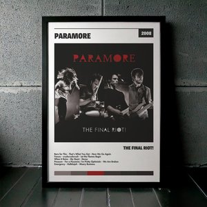 Cuadro Paramore - The Final Riot!