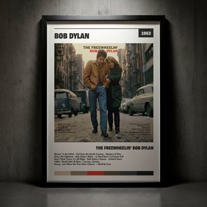 Cuadro Bob Dylan - The Freewheelin' Bob Dylan