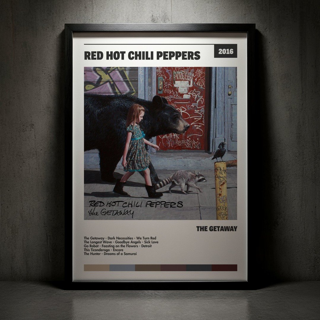 Cuadro Red Hot Chili Peppers - The Getaway