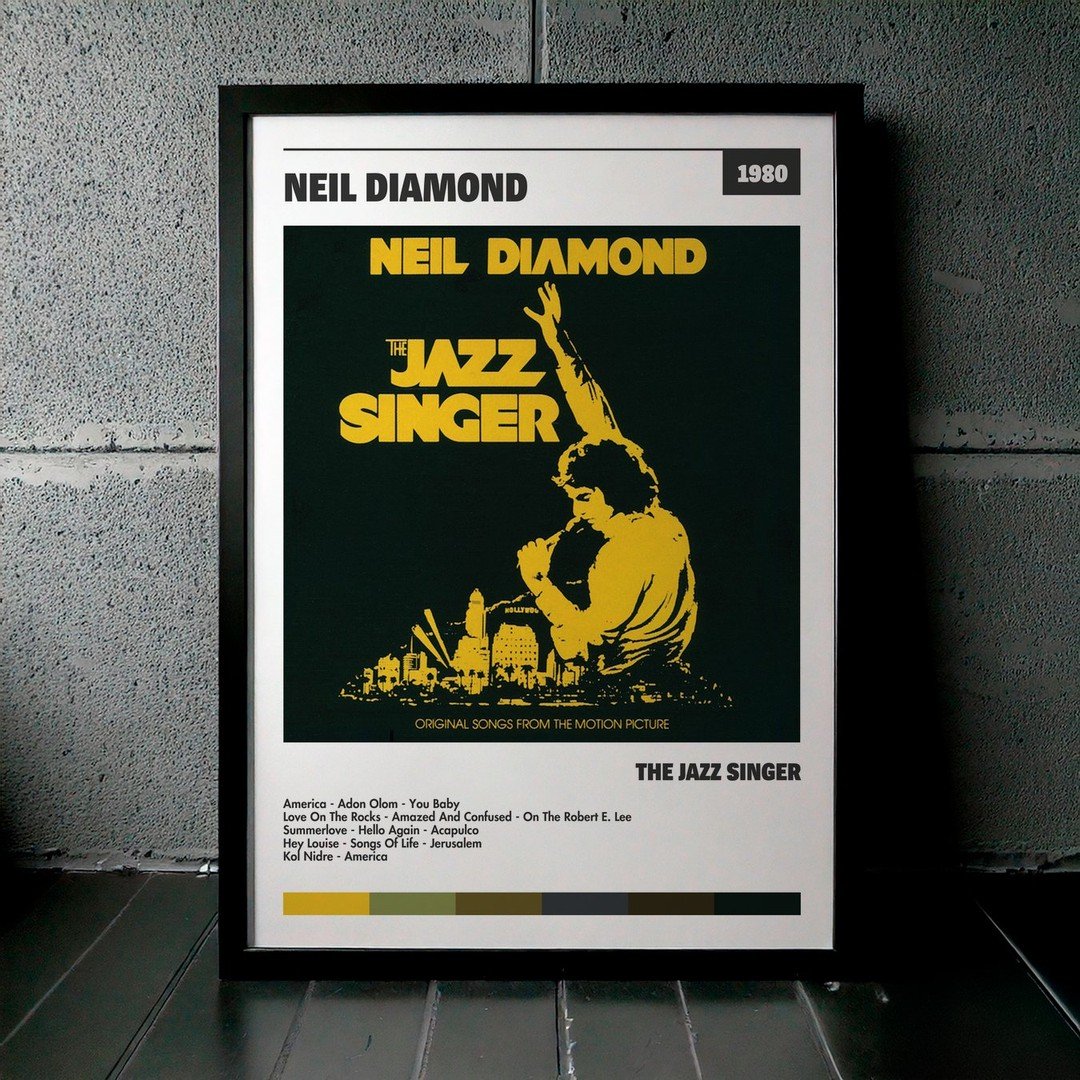 Cuadro Neil Diamond - The Jazz Singer