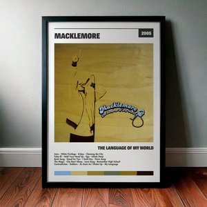 Cuadro Macklemore - The Language of My World