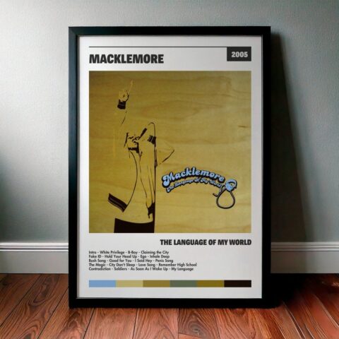 Cuadro Macklemore - The Language of My World