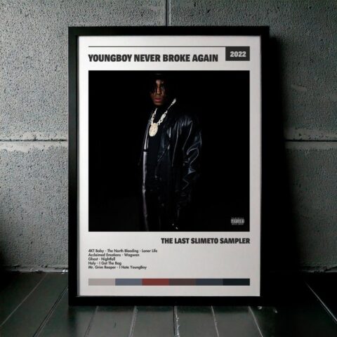 Cuadro YoungBoy Never Broke Again - The Last Slimeto Sampler
