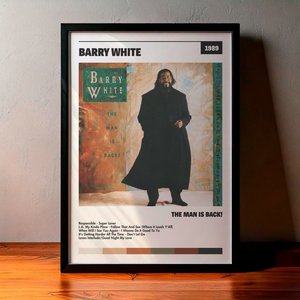 Cuadro Barry White - The Man Is Back!