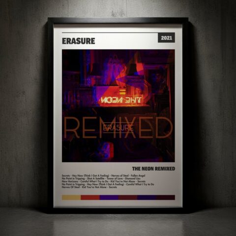 Cuadro Erasure - The Neon Remixed