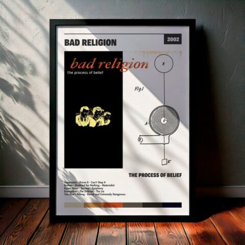 Cuadro Bad Religion - The Process Of Belief