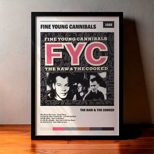 Cuadro Fine Young Cannibals - The Raw & The Cooked