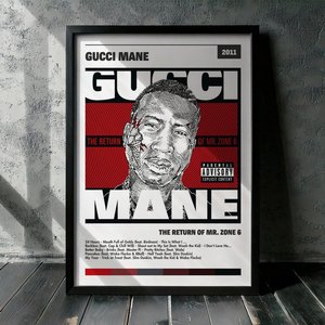 Cuadro Gucci Mane - The Return of Mr. Zone 6