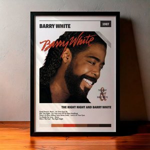 Cuadro Barry White - The Right Night And Barry White