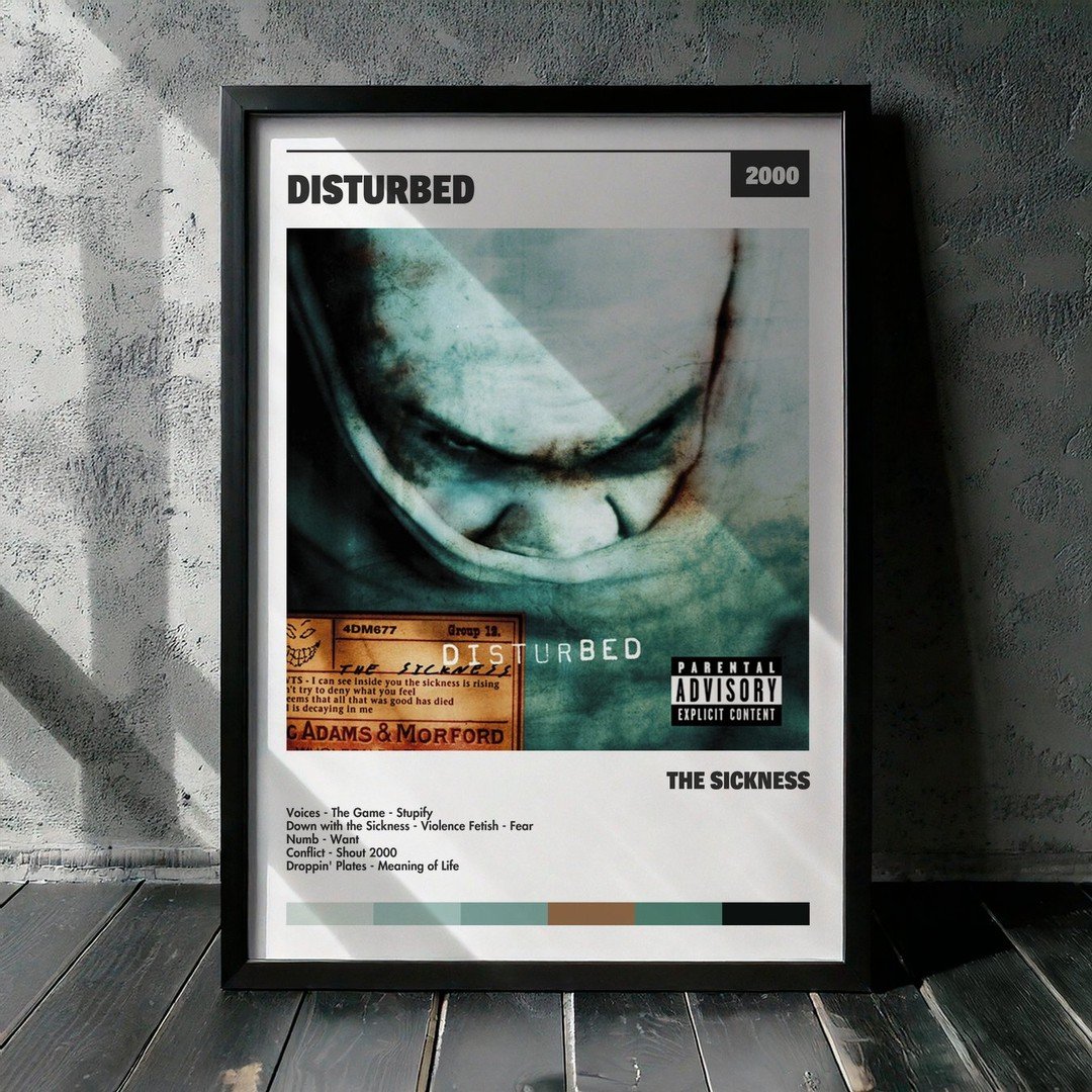 Cuadro Disturbed - The Sickness