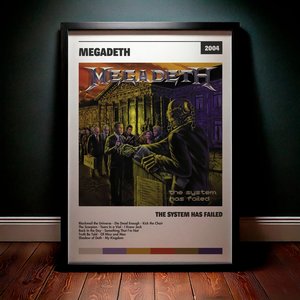 Cuadro Megadeth - The System Has Failed