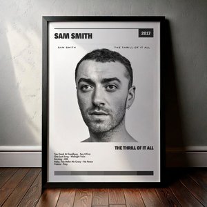 Cuadro Sam Smith - The Thrill Of It All
