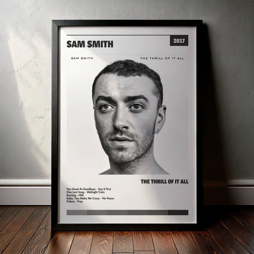 Cuadro Sam Smith - The Thrill Of It All