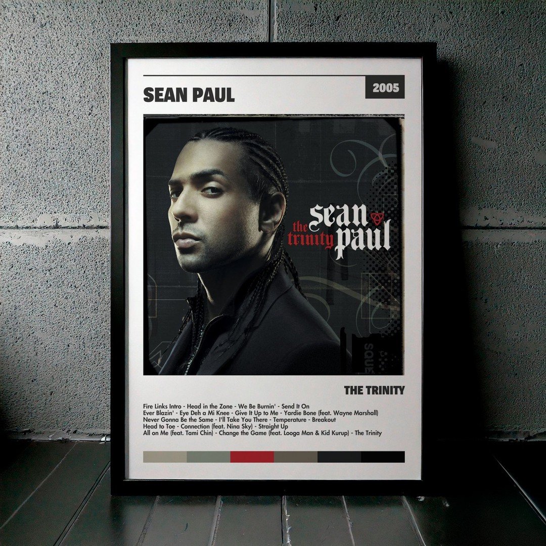 Cuadro Sean Paul - The Trinity