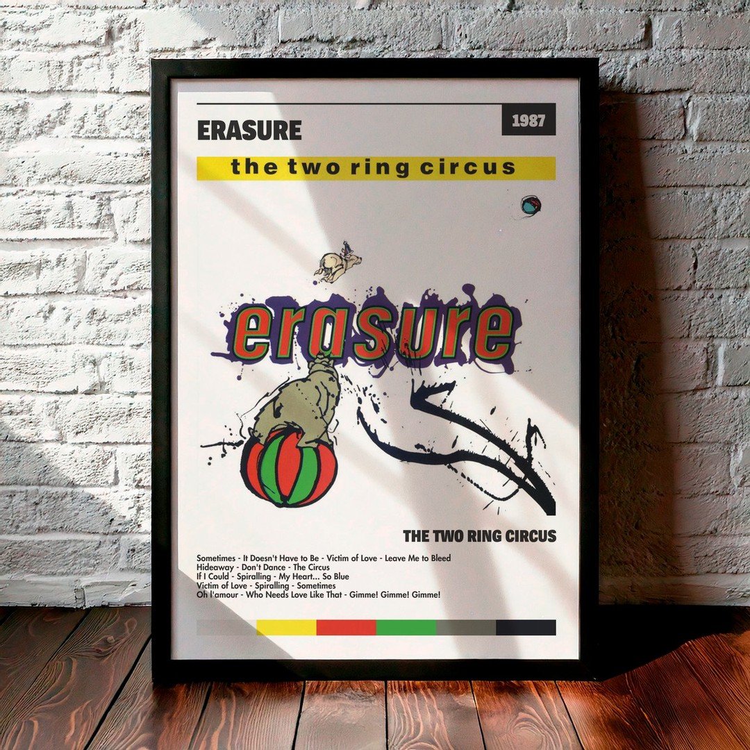 Cuadro Erasure - The Two Ring Circus