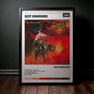 Cuadro Ozzy Osbourne - The Ultimate Sin