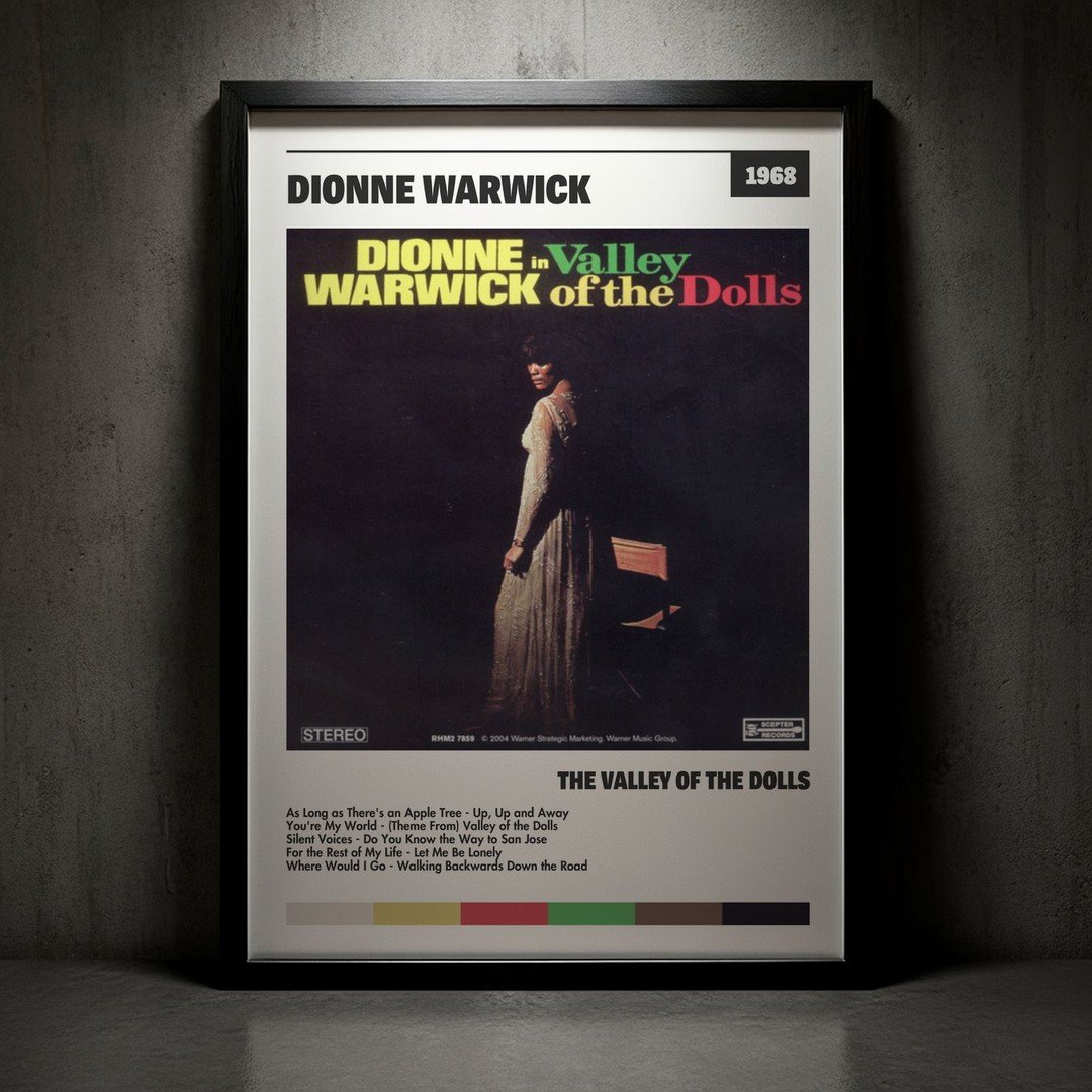 Cuadro Dionne Warwick - The Valley of the Dolls