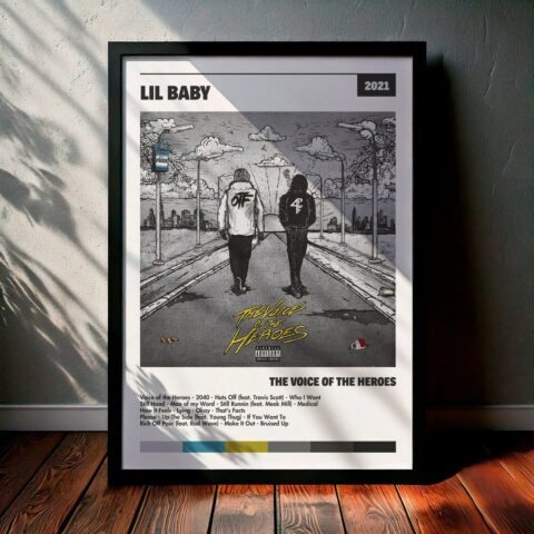 Cuadro Lil Baby - The Voice of the Heroes