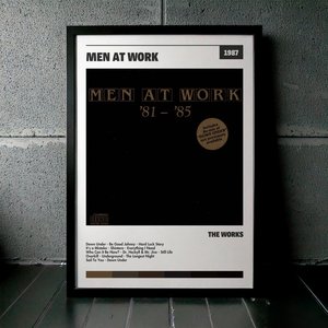 Cuadro Men At Work - The Works