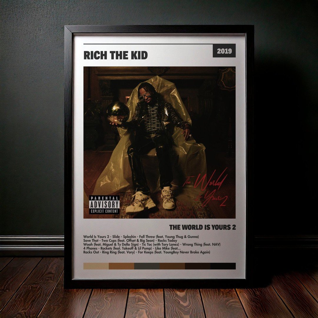 Cuadro Rich The Kid - The World Is Yours 2