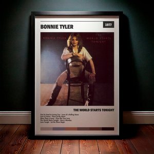 Cuadro Bonnie Tyler - The World Starts Tonight