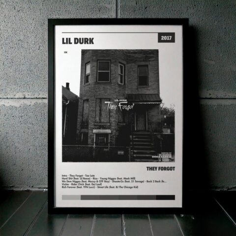 Cuadro Lil Durk - They Forgot