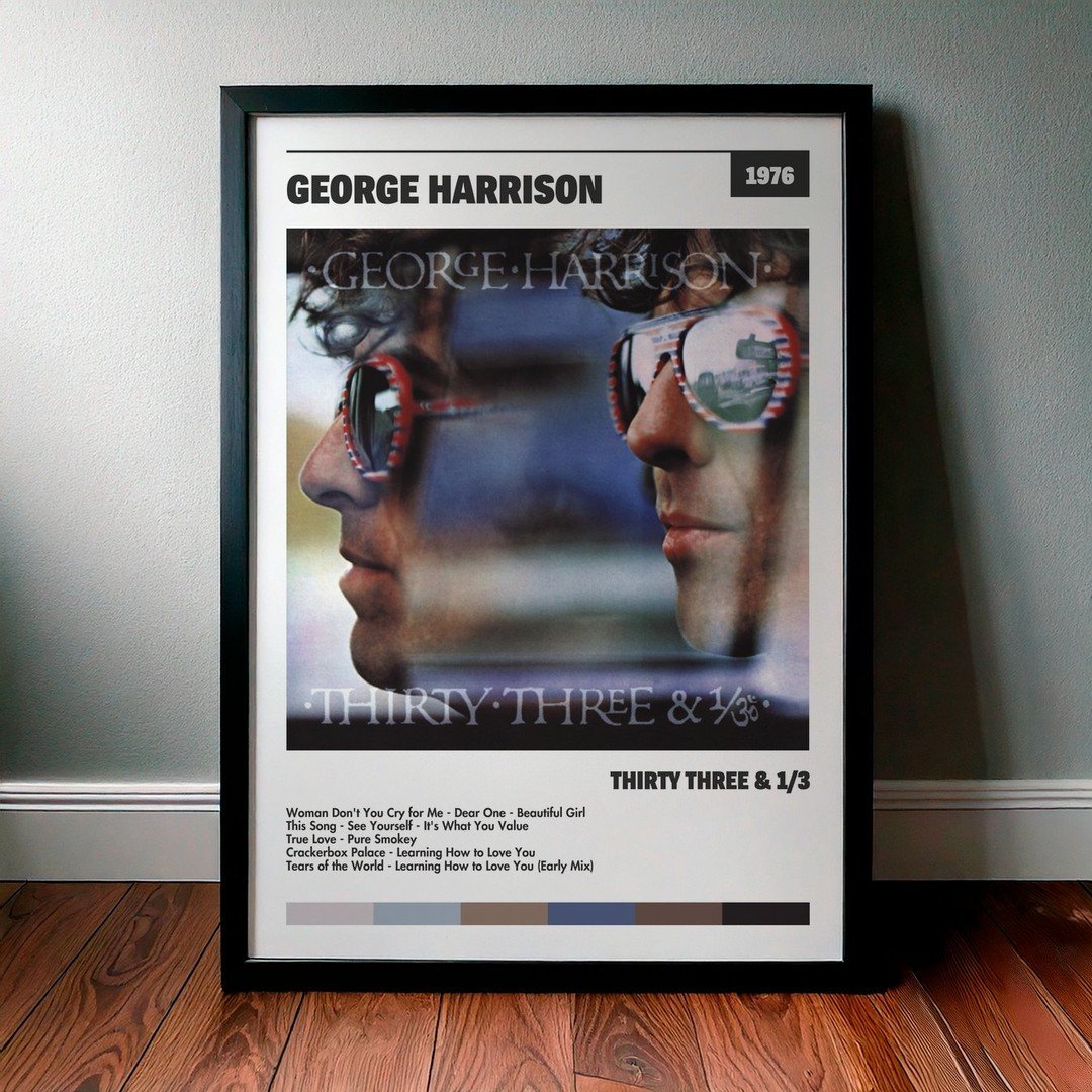 Cuadro George Harrison - Thirty Three & 1/3
