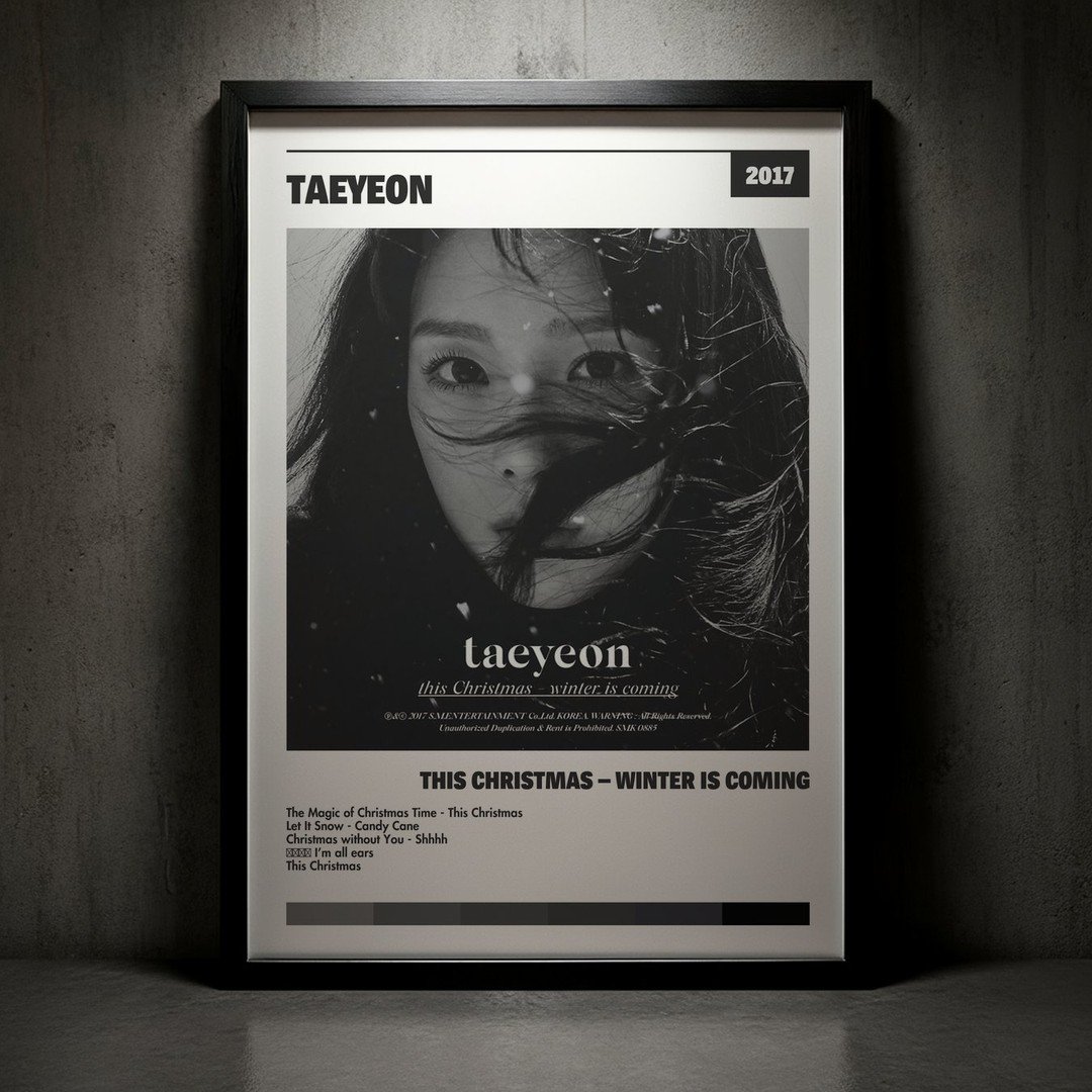 Cuadro TAEYEON - This Christmas – Winter is Coming