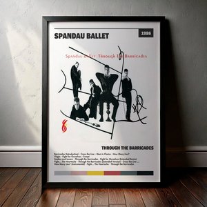 Cuadro Spandau Ballet - Through the Barricades