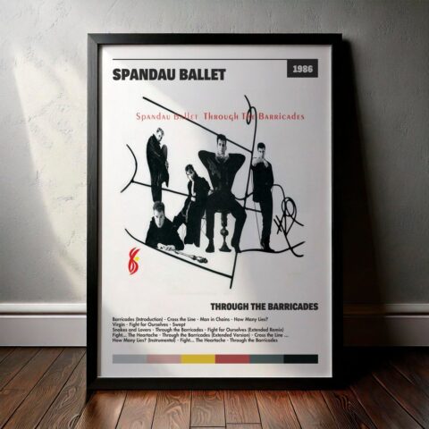 Cuadro Spandau Ballet - Through the Barricades