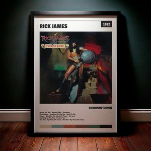 Cuadro Rick James - Throwin' Down