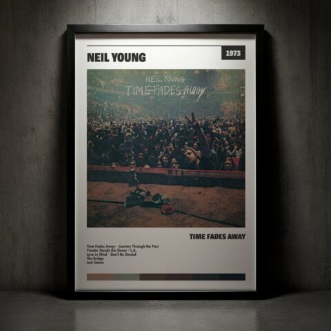 Cuadro Neil Young - Time Fades Away