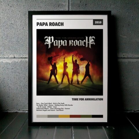 Cuadro Papa Roach - Time For Annihilation