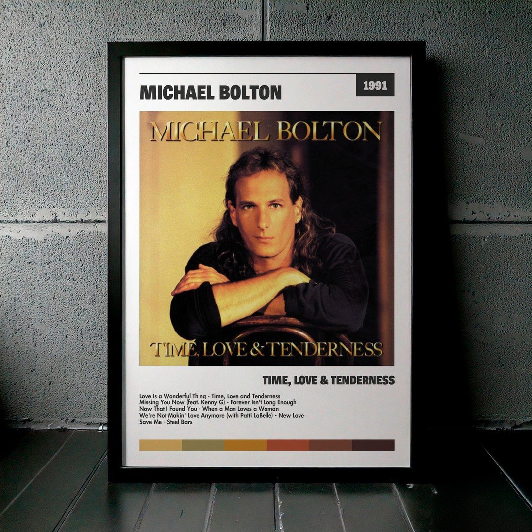 Cuadro Michael Bolton - Time, Love & Tenderness