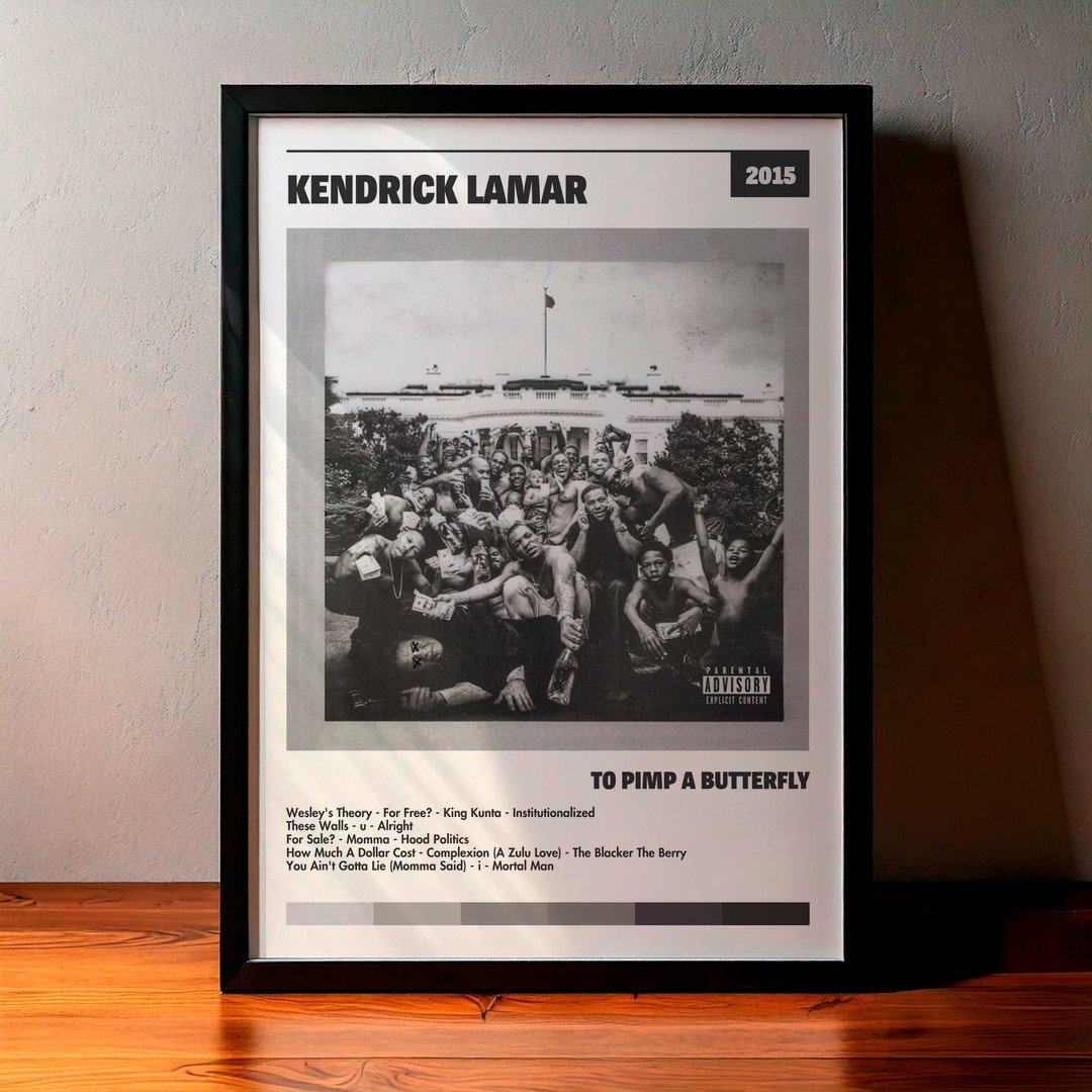 Cuadro Kendrick Lamar - To Pimp A Butterfly