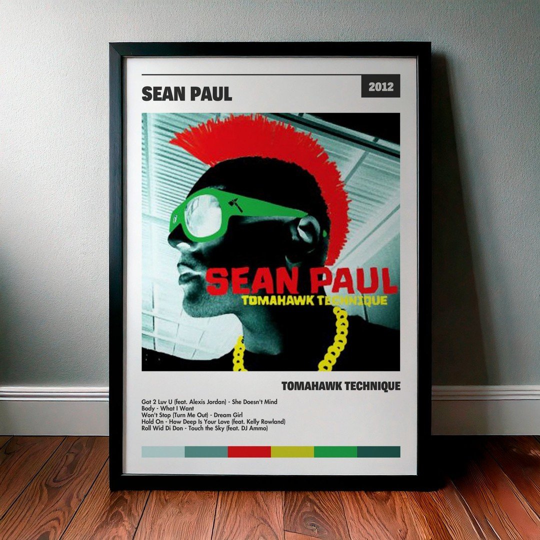 Cuadro Sean Paul - Tomahawk Technique