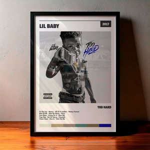 Cuadro Lil Baby - Too Hard
