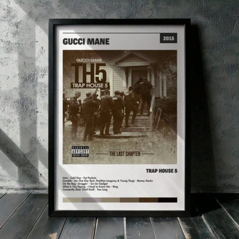Cuadro Gucci Mane - Trap House 5